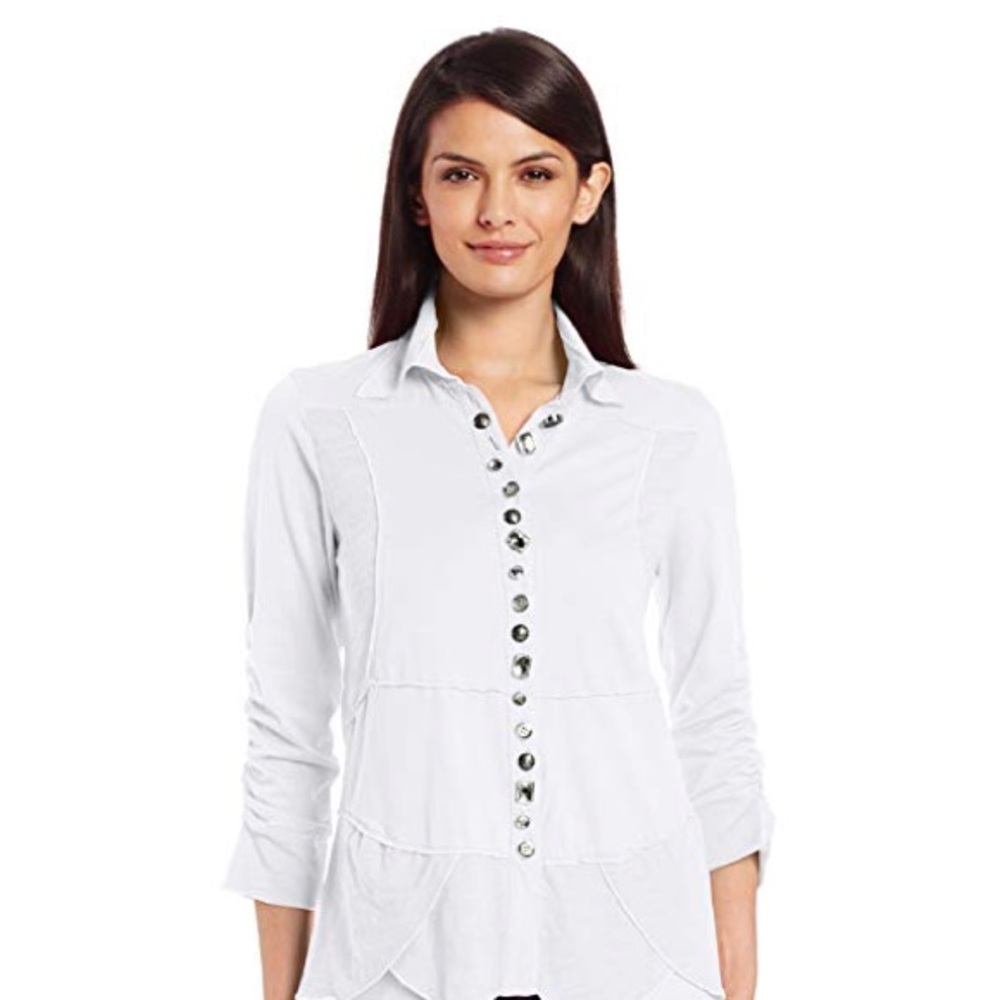 Neon Buddha White Sea Breeze Top